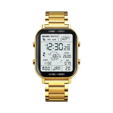 Imagem de Relógio Digital Esportivo Masculino SKMEI Com Luz De Fundo, Pedômetro,