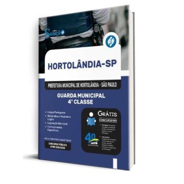 Imagem de Apostila Prefeitura de Hortolândia - SP - Guarda Municipal - 4ª Classe