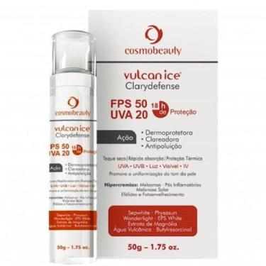 Imagem de Protetor Solar Clareador Vulcan Ice Clarydefense FPS50 Cosmobeauty