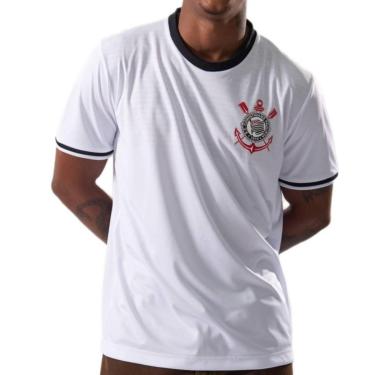 Imagem de Camisa Corinthians Branca Lumina Licenciada Braziline-Masculino
