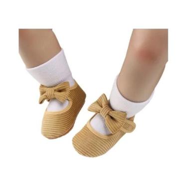 Imagem de Sapatos De Princesa Para Bebês De 0 a 1 Ano, Estilo Primavera-Outono, 