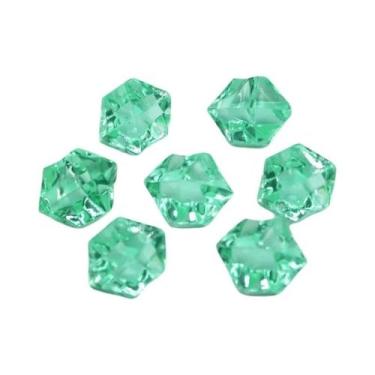 Imagem de Pedras De Plástico Falsas Multicoloridas Em Formato De Gelo Triturado,