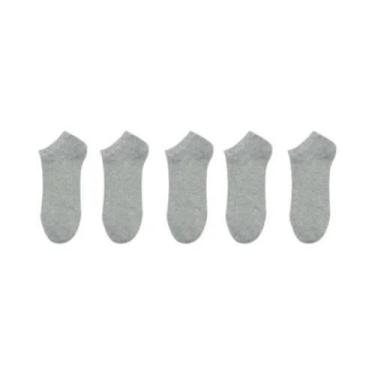 Imagem de Meias Esportivas Respiráveis Para Mulheres E Homens, 5 Pares, Cores Só