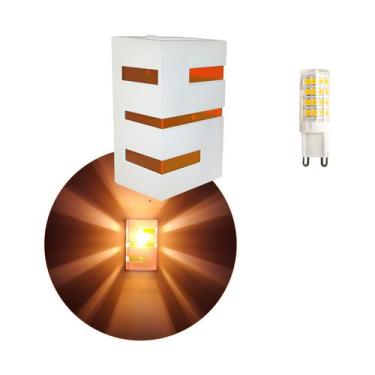 Imagem de 5 Arandela Externa/interna + Lâmpada + Lente Colorida - Metais Massuia