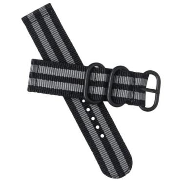 Imagem de Pulseira Force Compatível com Citizen Tz31132p Tz31132c, Preto, Cinza