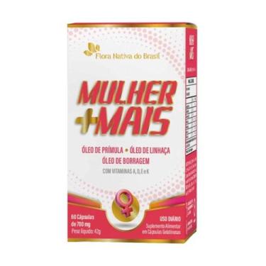 Imagem de Mulher Mais Prímula Linhaça Barragem + Vit. ADEK 60 cps Flora Nativa -