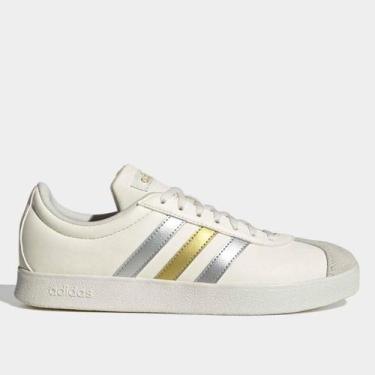 Imagem de Tênis Adidas VL Court Base Feminino, Branco, 36