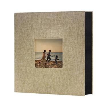 Imagem de Álbum De Fotos De Linho 4x6 - 600 Bolsos Horizontais E Verticais, Pres