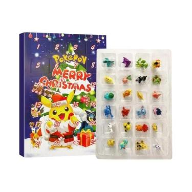 Imagem de Calendário Do Advento Pokémon Pikachu Com Figuras De Ação, Conjunto De