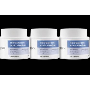 Imagem de Creme Hidratante Facial Anti Idade 60g Ácido Hialurônico Rosa Mosqueta