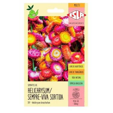 Imagem de Sementes Sempre-Viva Sortida (Helichrysum) ISLA