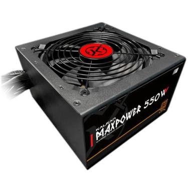 Imagem de Fonte 550w 80 plus bronze kalkan maxpower, atx 2.54, black - mp-0650w-