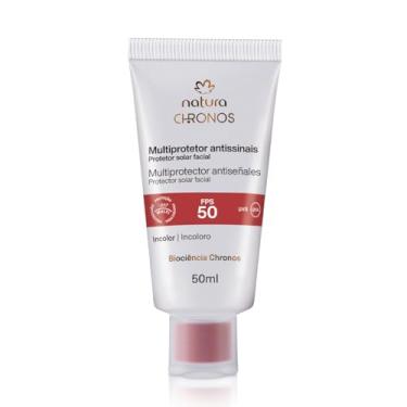 Imagem de NATURA, NATURA CHRONOS MULTIPROTETOR ANTISSINAIS FACIAL FPS 50 50ml