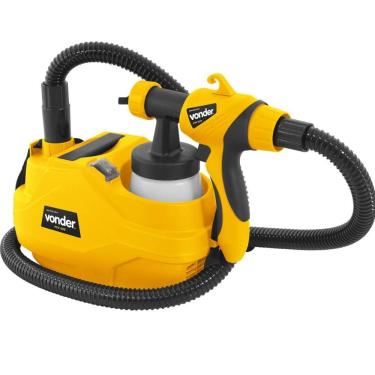 Imagem de Pistola Para Pintura Elétrica Pev 600 1,8mm 390 Watts 127 Volts Vonder Hvlp Jato 3 Opções Ajuste Volume Tinta