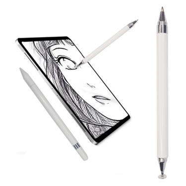 Imagem de Caneta Touch Screen Multifuncional Ponta Fina e Esferográfica 2 em 1 0,7MM 1 Unidade Br...