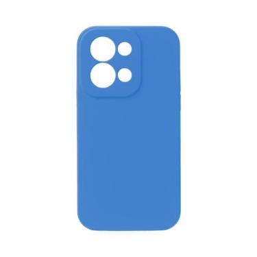 Imagem de Capinha Aveludada Silicone Capa Flexível Para Poco C85 - DB, Azul