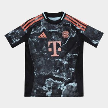 Imagem de Camiseta Infantil Bayern de Munique Adidas Away 24/25 s/n Torcedor-Unissex