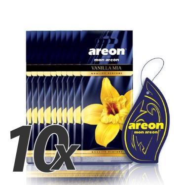 Imagem de Aromatizante Automotivo Seco Folha 10un Vanilla Mia Areon, 3 MESES