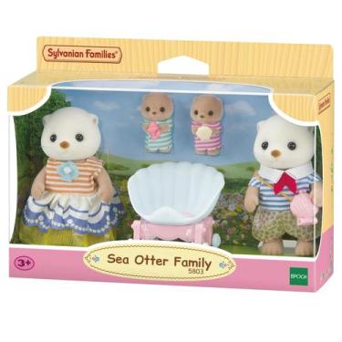 Imagem de Sylvanian Families Família Das Lontras Marinhas Conjunto 3 Bonecos 580