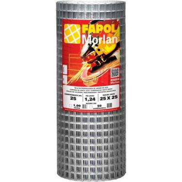 Imagem de Tela Alambrado Multiuso, Malha 2,5 cm x 2,5 cm, fio 1,2 mm, com 1,0 m 