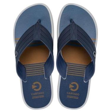 Imagem de Chinelo Cartago Montreal Listrado Casual Masculino-Masculino