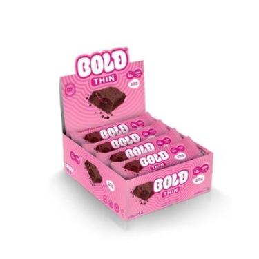 Imagem de Barra de Proteína BOLD Snacks Thin Trufa de Morango (12g de Proteína) - Caixa com 12 un...