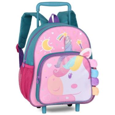 Imagem de Mochila De Rodinha Pequena Creche Escola Passeio Infantil 0 A 4 Anos M