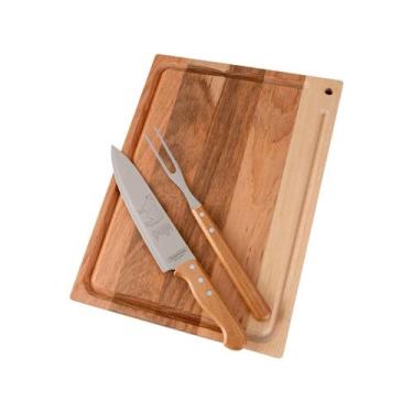 Imagem de Kit Churrasco Tramontina 40x28x3,7cm 3 Peças