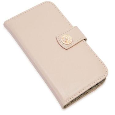 Imagem de Capa Carteira Couro Strass Rosa Bebe Para Iphone 15 Pro 6.1 - CELLWAY
