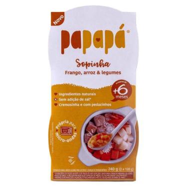 Imagem de Sopinha Papapá Sabor Frango, Arroz e Legumes 240g