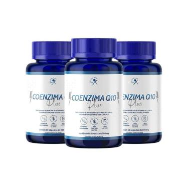 Imagem de Coenzima Q10 Ubiquinol 100mg + Taurina 180 Cáps (3 Frascos)-Unissex