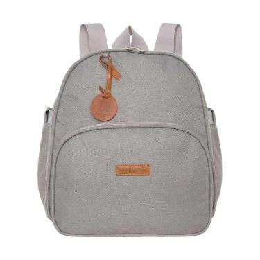 Imagem de Mochila de Maternidade Pirulitando Baby Essência Cinza