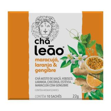 Imagem de Chá de Maracúja, Laranja e Gengibre Leão 2,2g