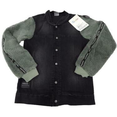 Imagem de Jaqueta / Casaco Luxo Jeans Menino Paraiso Inverno Ref 13197, Preto, T