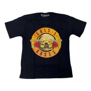 Imagem de Camiseta Guns N' Roses Preta Logo Banda De Rock Mr195 BM - Bandas, Pre