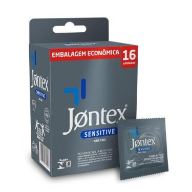 Imagem de Preservativo Jontex Sensitive com 16 Unidades
