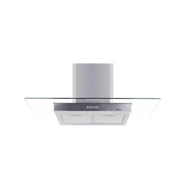 Imagem de Coifa de Parede Philco PCO90I 90cm Inox e Vidro com Exaustor Depurador LED Prata 110V