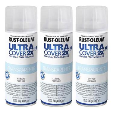 Imagem de Kit 3 Tinta Spray Uc Multiuso Transparente - Escolha O Acabamento - Ru