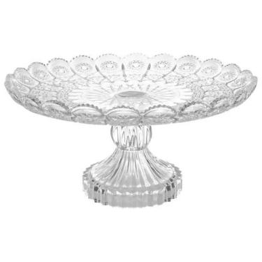Imagem de Prato de Bolo Bohemia em Cristal Ecológico 29x14cm Casambiente