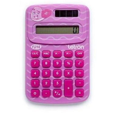 Imagem de Calculadora 8 dígitos com energia solar e cartela de adesivo - fini - 