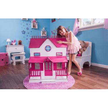Imagem de Kit Casa Bonecas Barbie E Móveis Lian Sonhos S+B - Darama