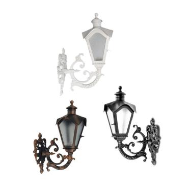 Imagem de Arandela Sinhá Pequena Ref.1513P com Design Colonial Bivolt Preto Incolustre