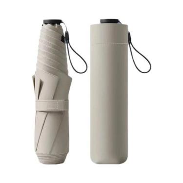 Imagem de Guarda-chuva Japonês Ultra-leve De 125g, Dobrável Em 3 Partes, Com 6 V