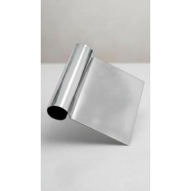 Imagem de Espátula Tubular Aço Inox 15cm Raspador Confeiteiro - Congratulations 