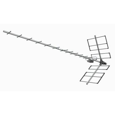 Imagem de Antena UHF Digital Proeletronic PROHD-1118 com Recepção em UHF 470~806 Mhz e Ganho de 18 Dbi