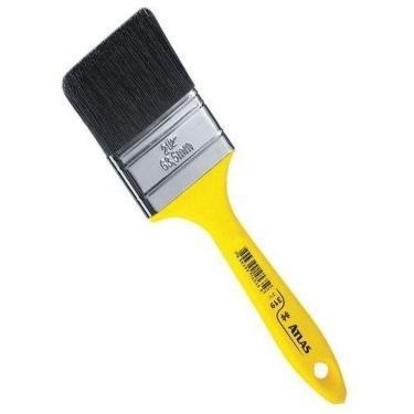 Imagem de Pincel 319-5 com Cerdas Pretas para Esmalte com Cabo Sintético Preto Atlas 2CM