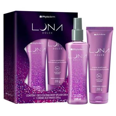 Imagem de Kit Phytoderm Luna Dolce Deo Colônia Body Splash 200ml e Creme Acetina