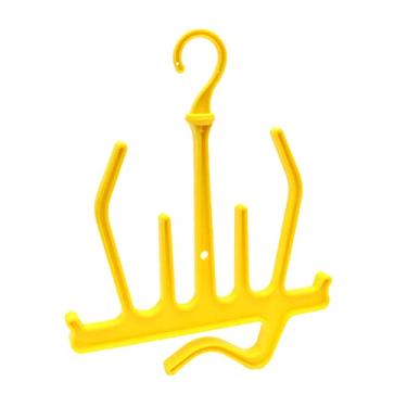 Imagem de YIJU Durável Giratória Space-Saving Cabide de Secagem Rápida Deluxe Cabides de Drenagem Snorkel Wetsuit Drysuit Barbatanas, Amarelo