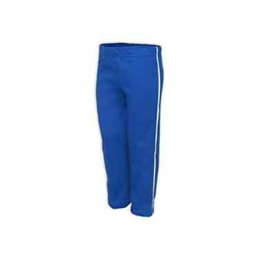 Imagem de Calça de Moletom Infantil Azul Royal Tamanho 04