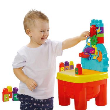 Imagem de Cadeirinha Infantil com Brinquedos de Montar Brinkadeira Engrenagens 24 Peças